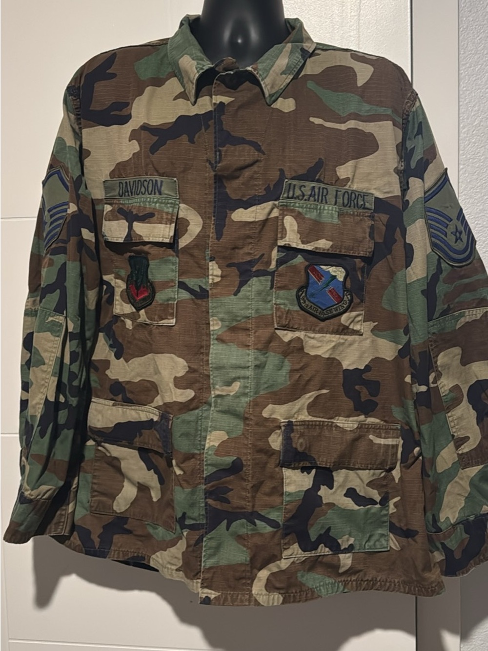 U.S. Air Force Woodland Camo Field Jacket - Men's Military Utility